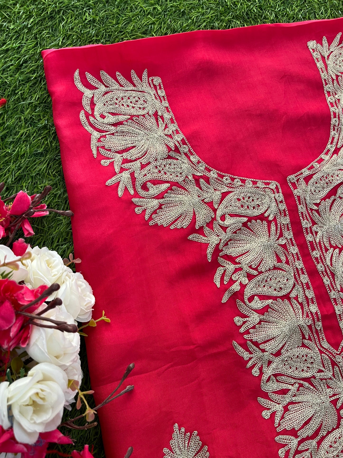 Silk Tilla Kashmiri Suit