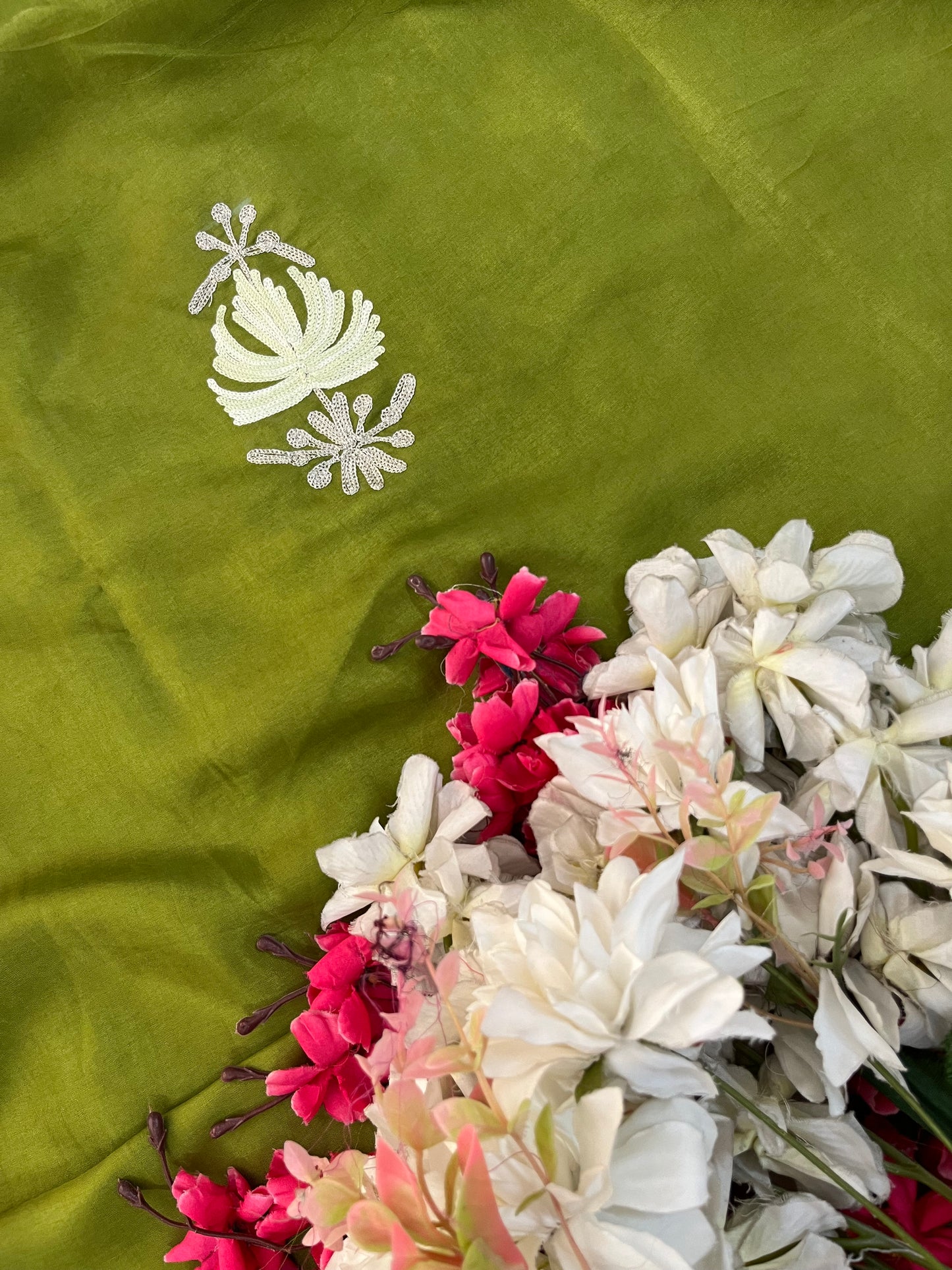Heena Green Opada Silk Kashmiri Suit