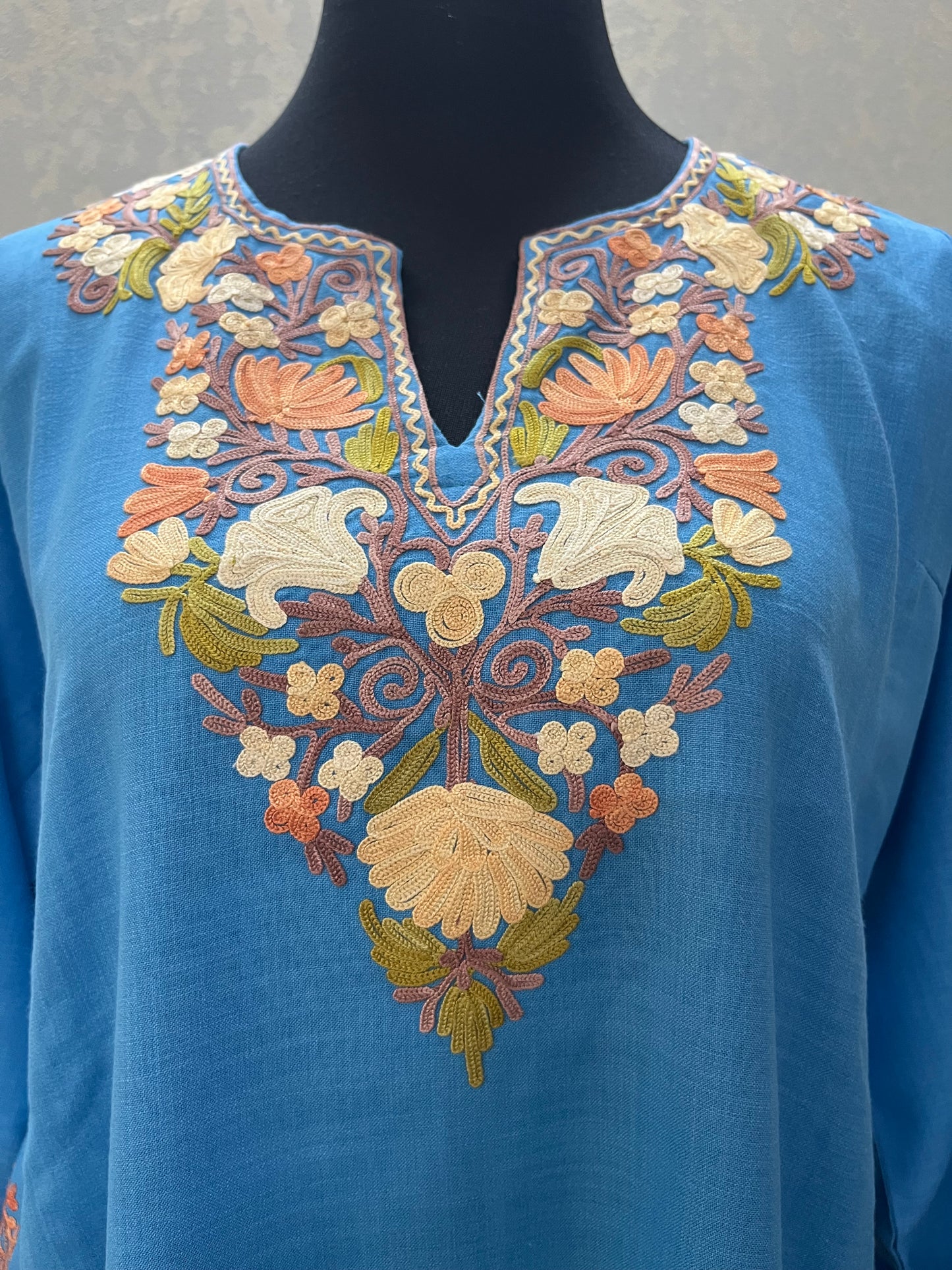 Sky Blue Cotton Cord Set Size(40)
