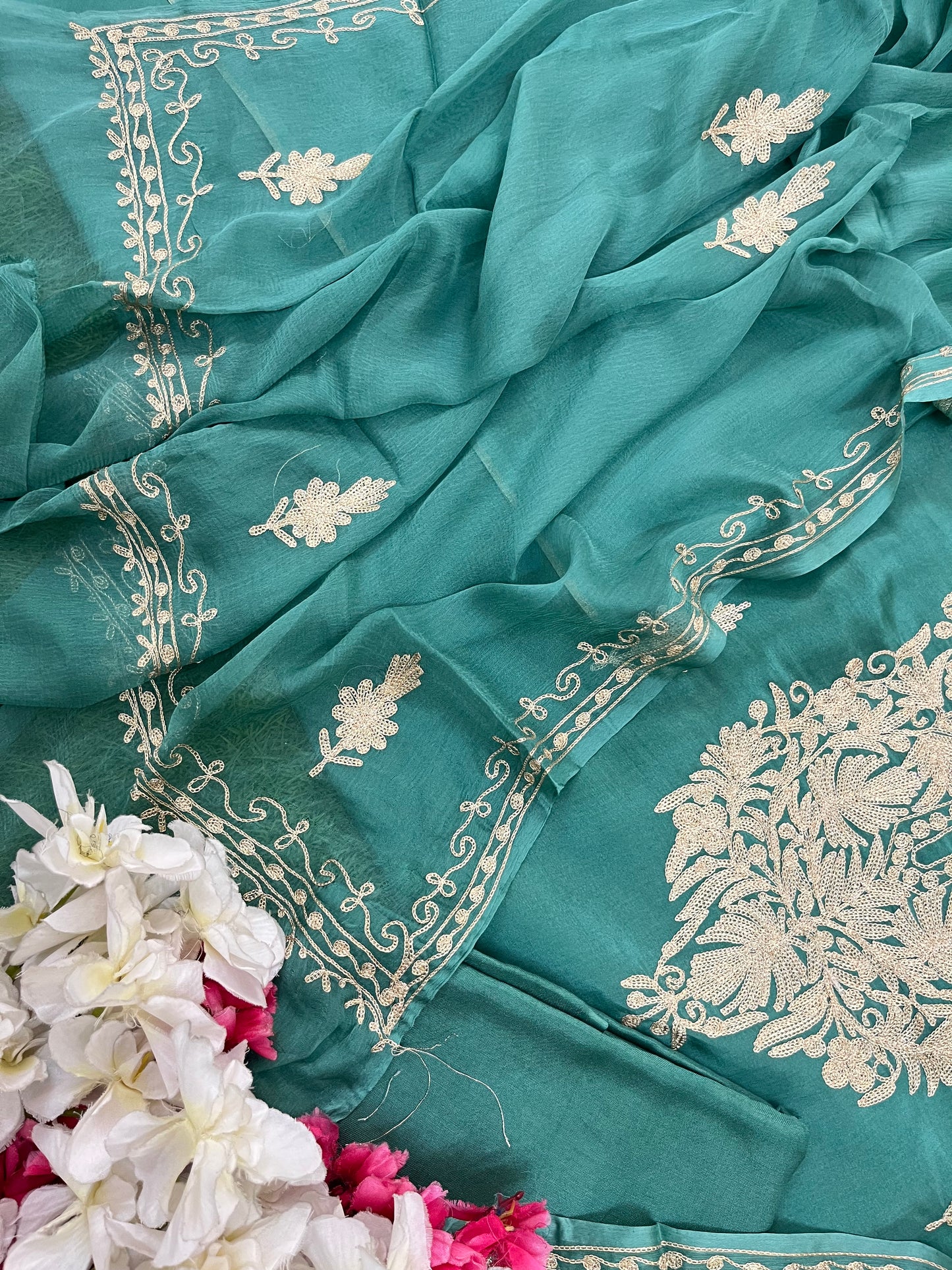 ‘Sanam’ Silk Tilla Kashmiri Suit