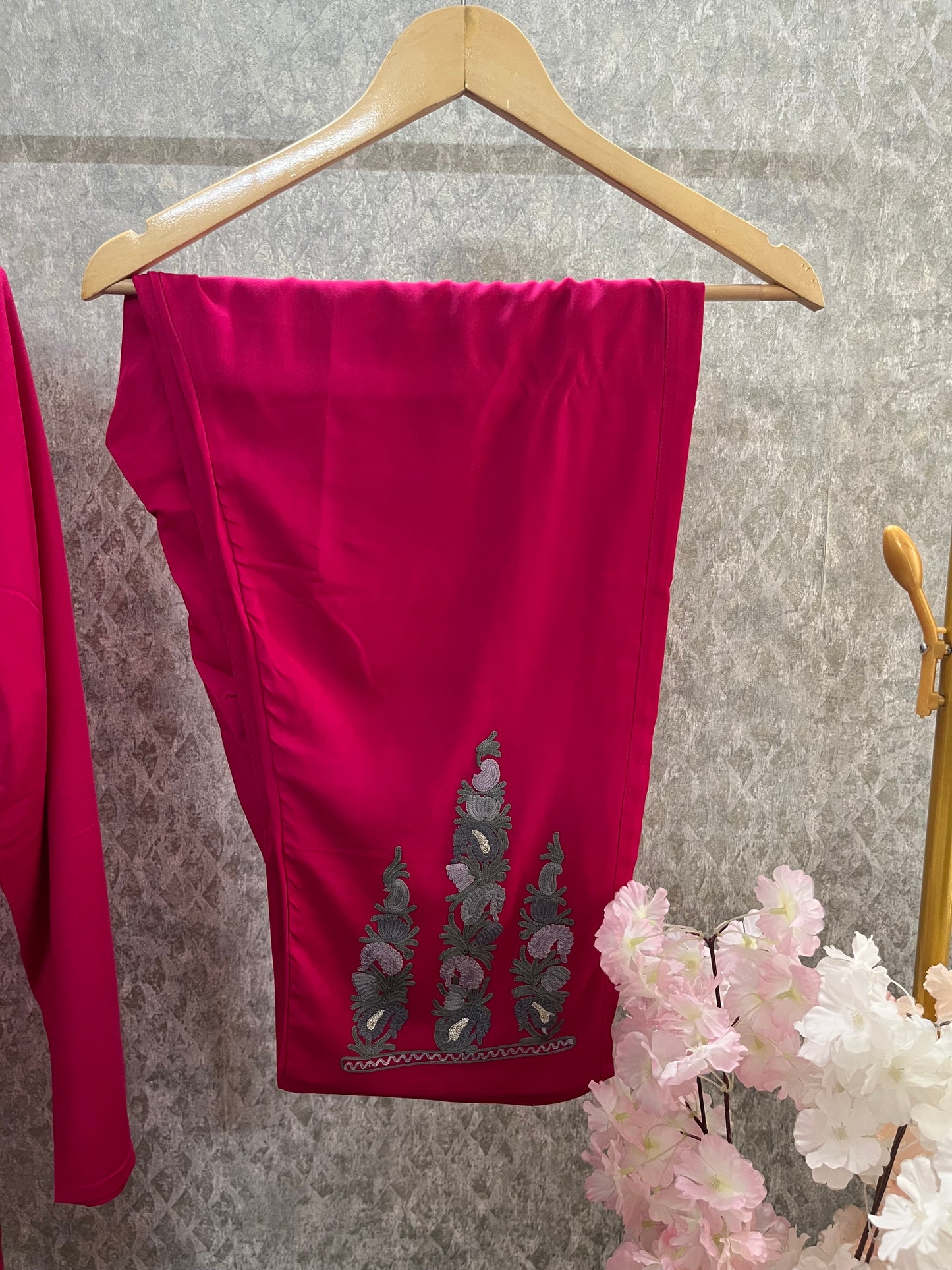 Hot Pink Cotton Cord Set Size(40)