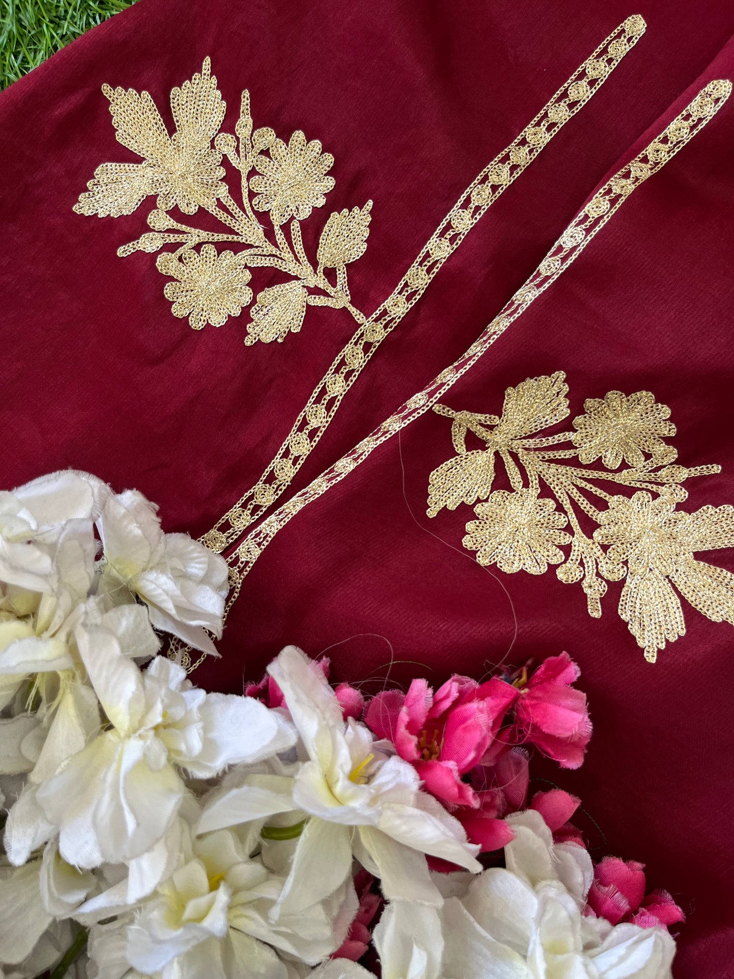 ‘Sanam’ Silk Tilla Kashmiri Suit