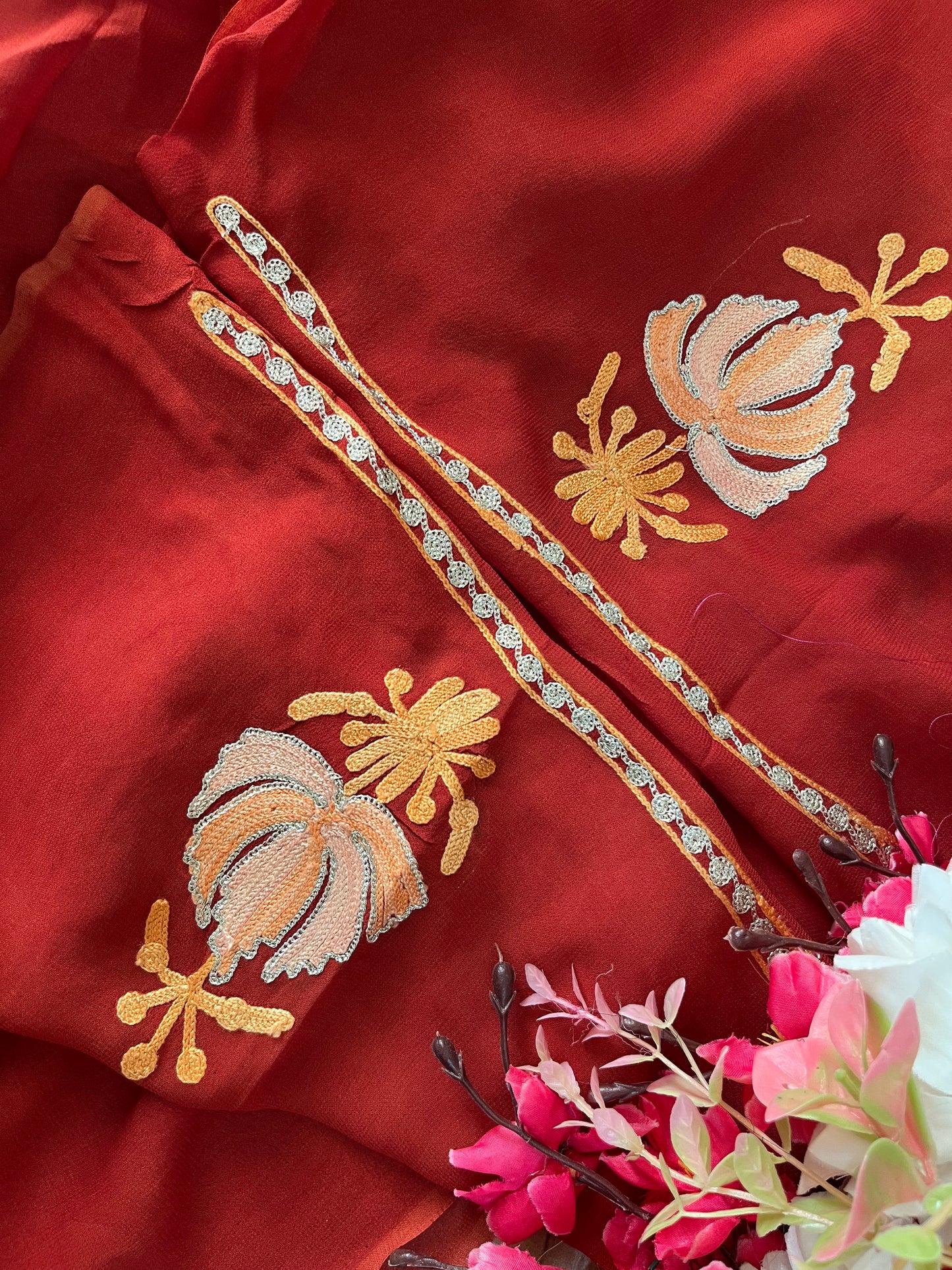 Pure Georgette Kashmiri Suit