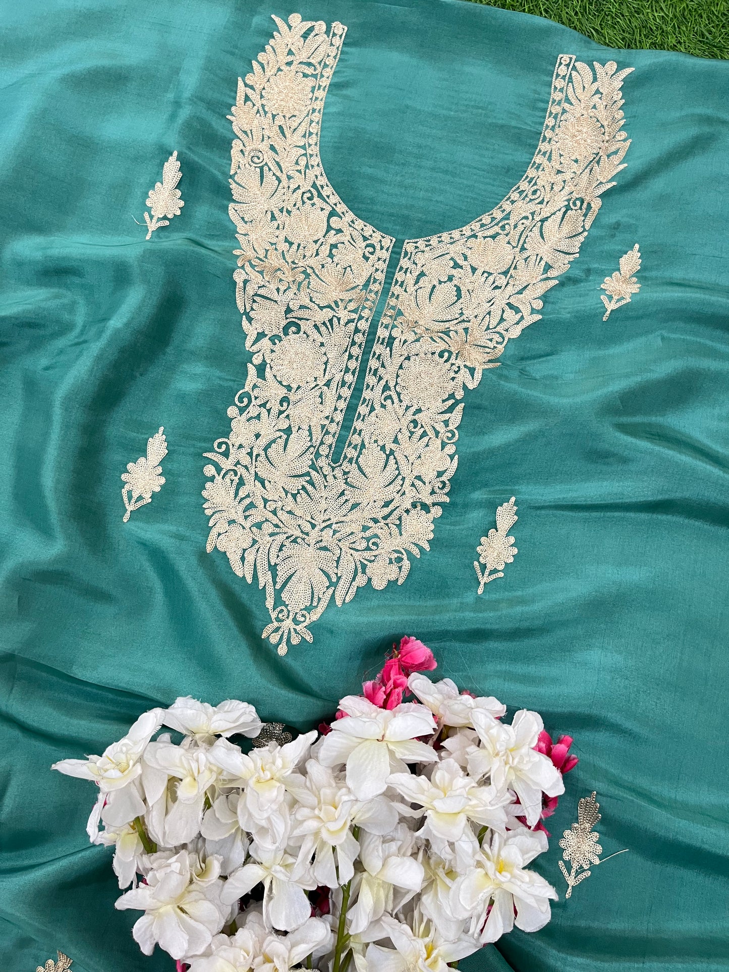 ‘Sanam’ Silk Tilla Kashmiri Suit