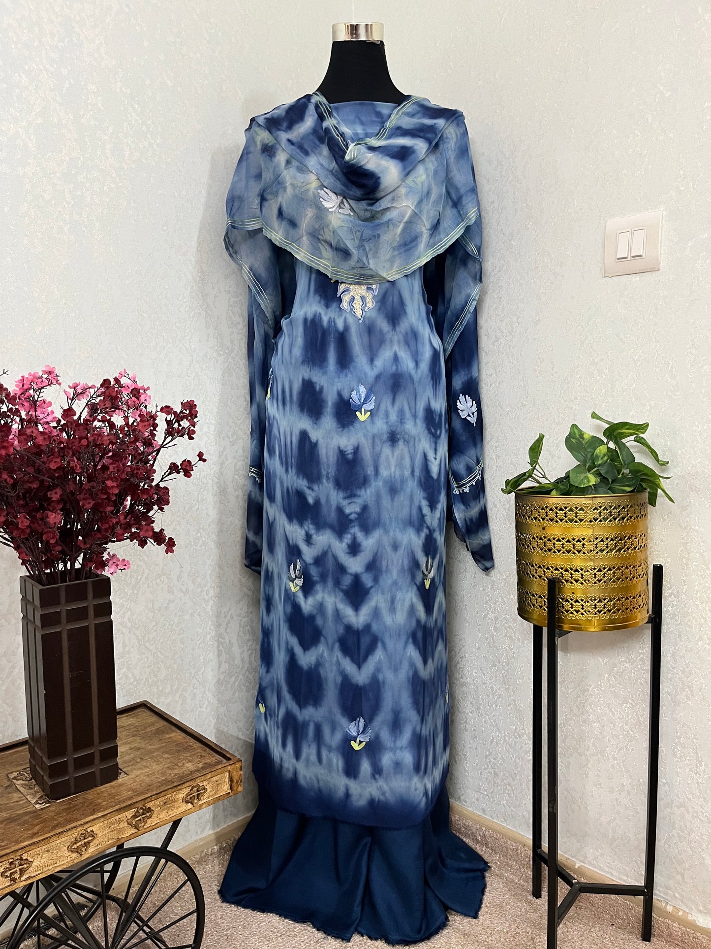 Pure Georgette Ty Dy Kashmiri Suit