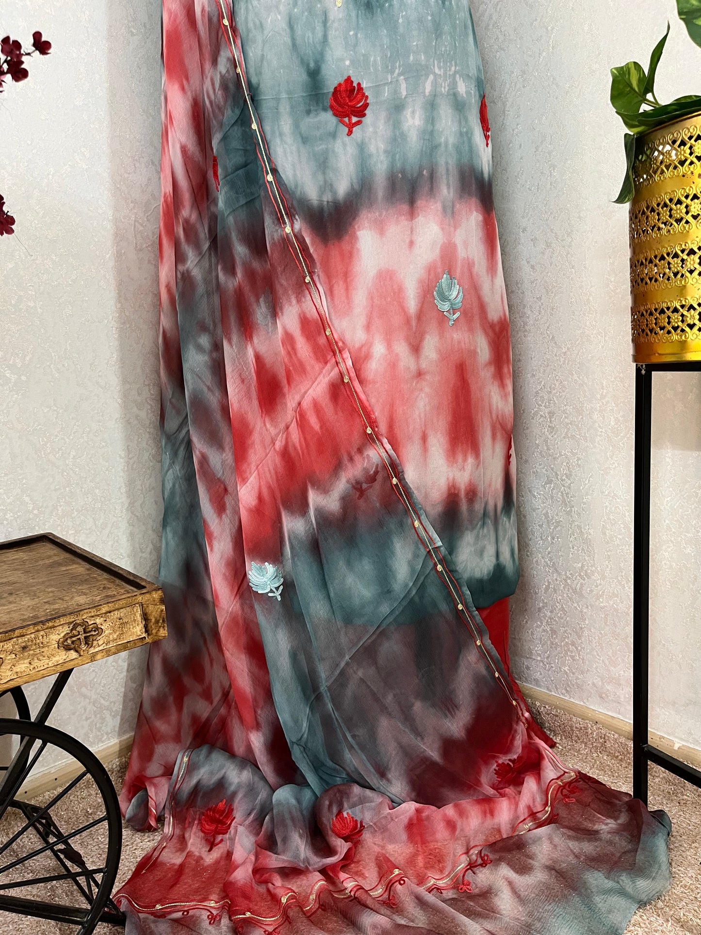 Pure Georgette Ty Dy Kashmiri Suit