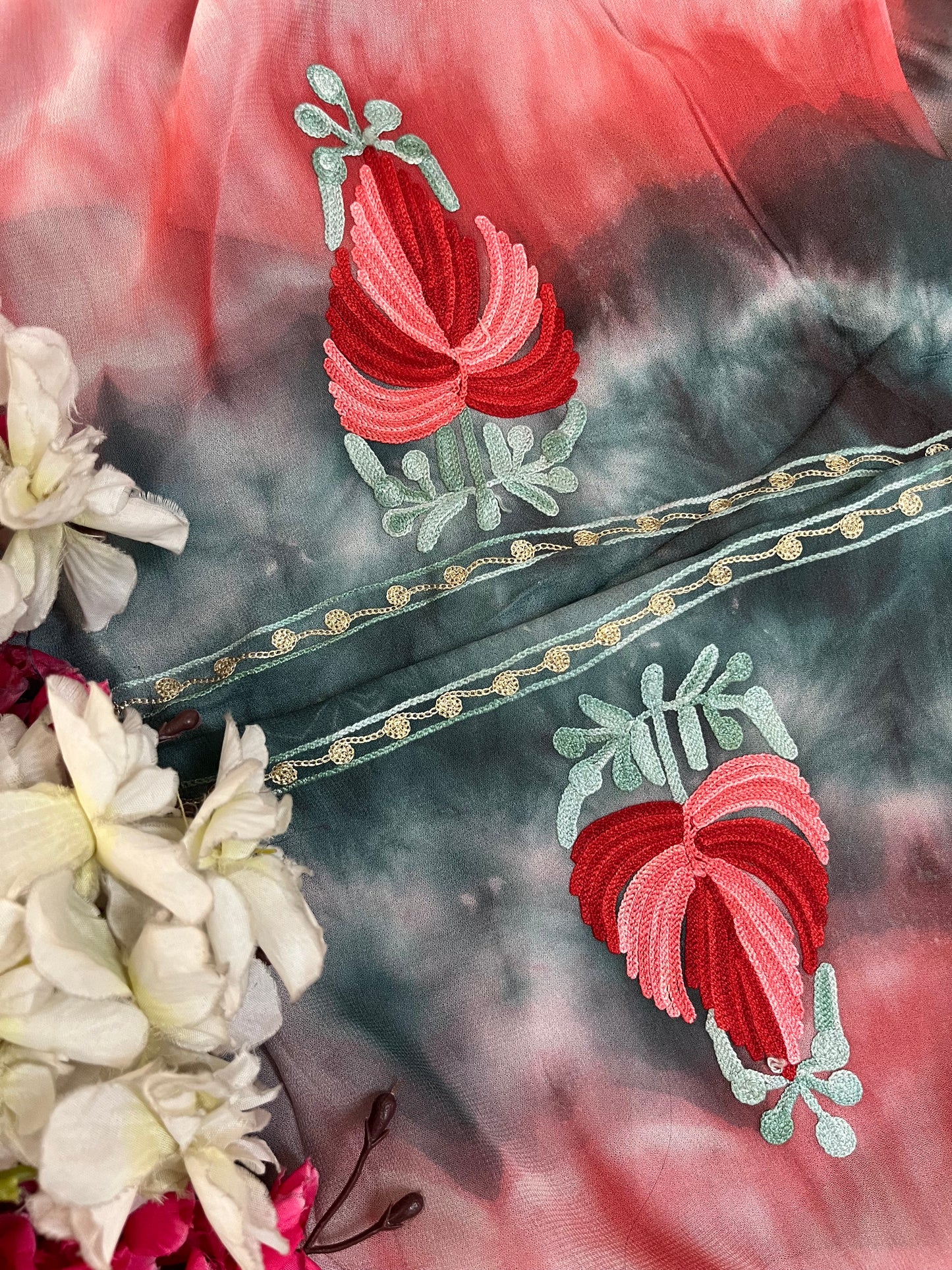 Pure Georgette Ty Dy Kashmiri Suit