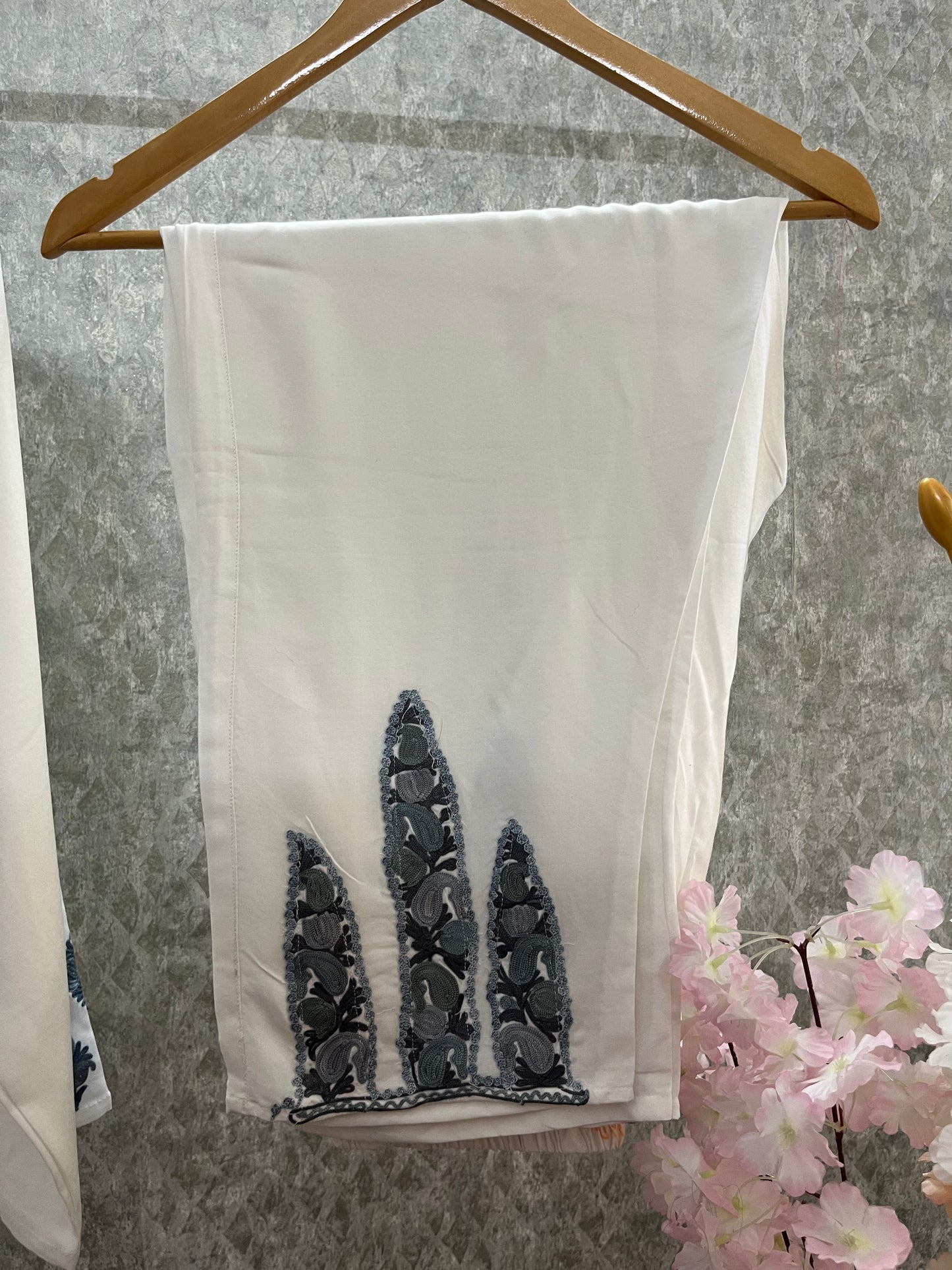 Off White Cotton Cord Set (Free Size(38)