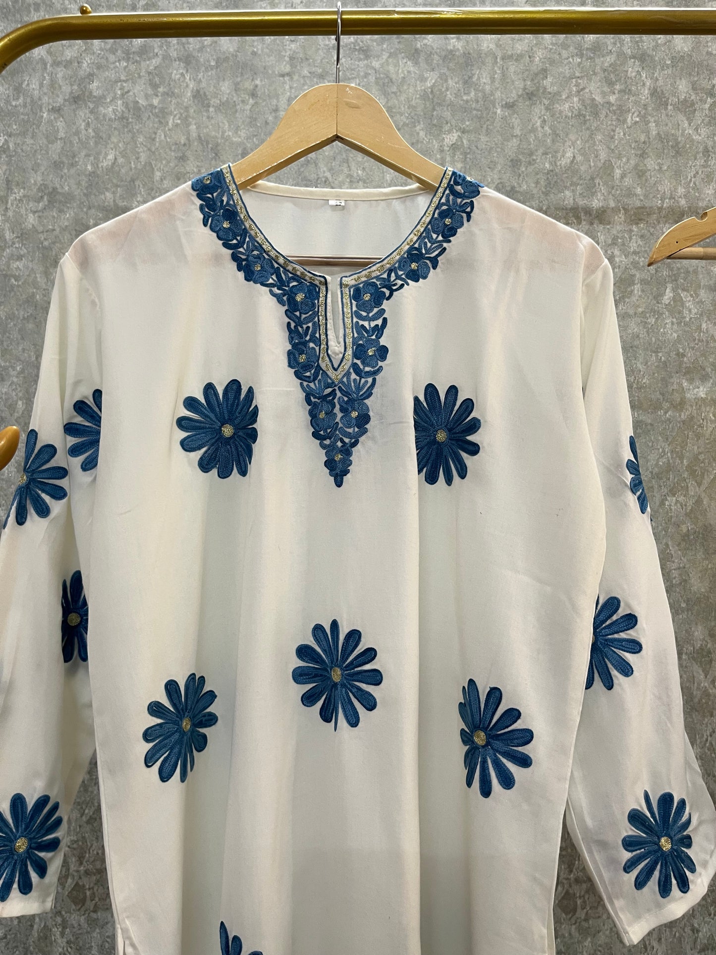 Off White Cotton Cord Set Size(42)