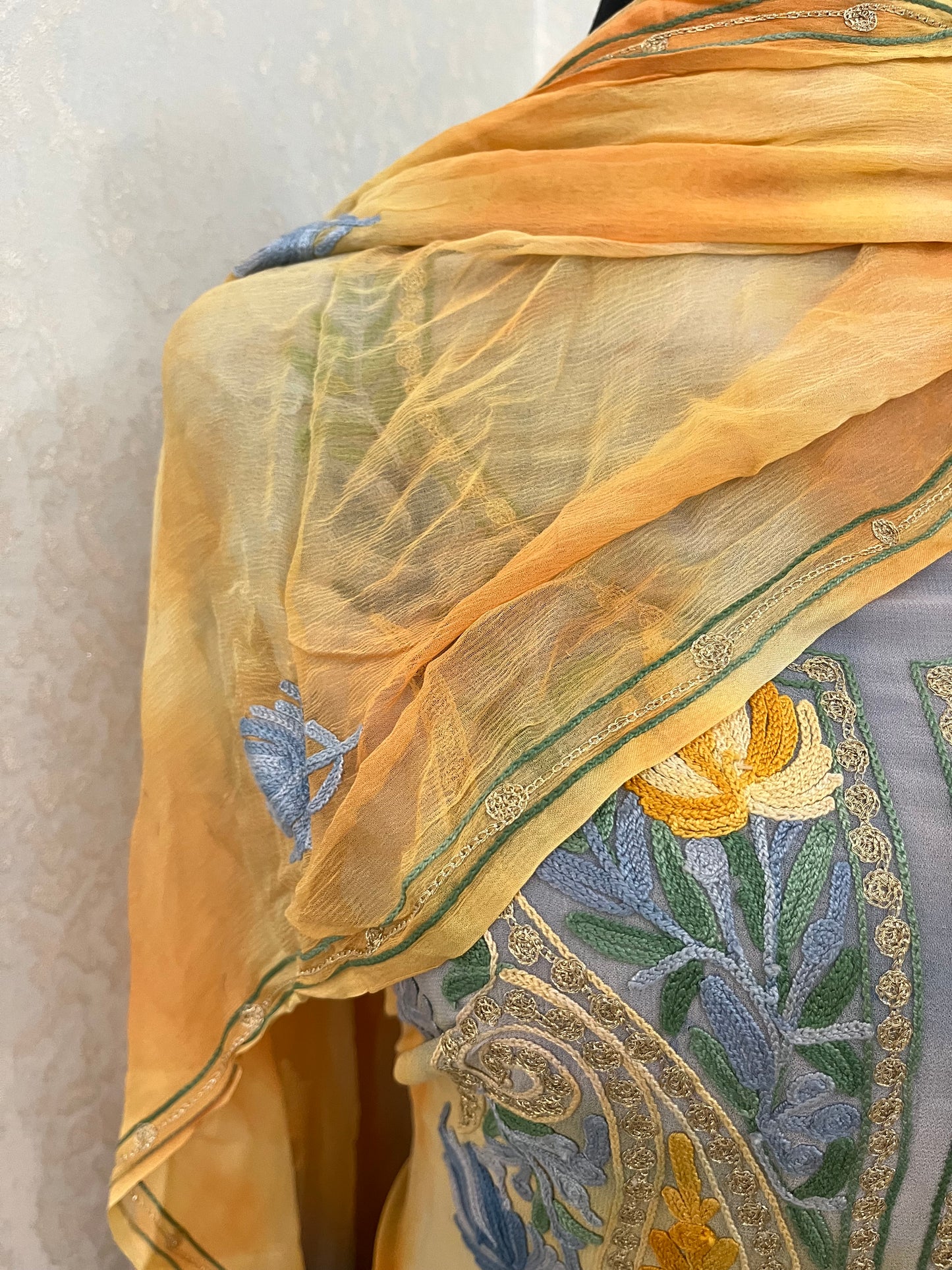 Pure Georgette Ty Dy Kashmiri Suit