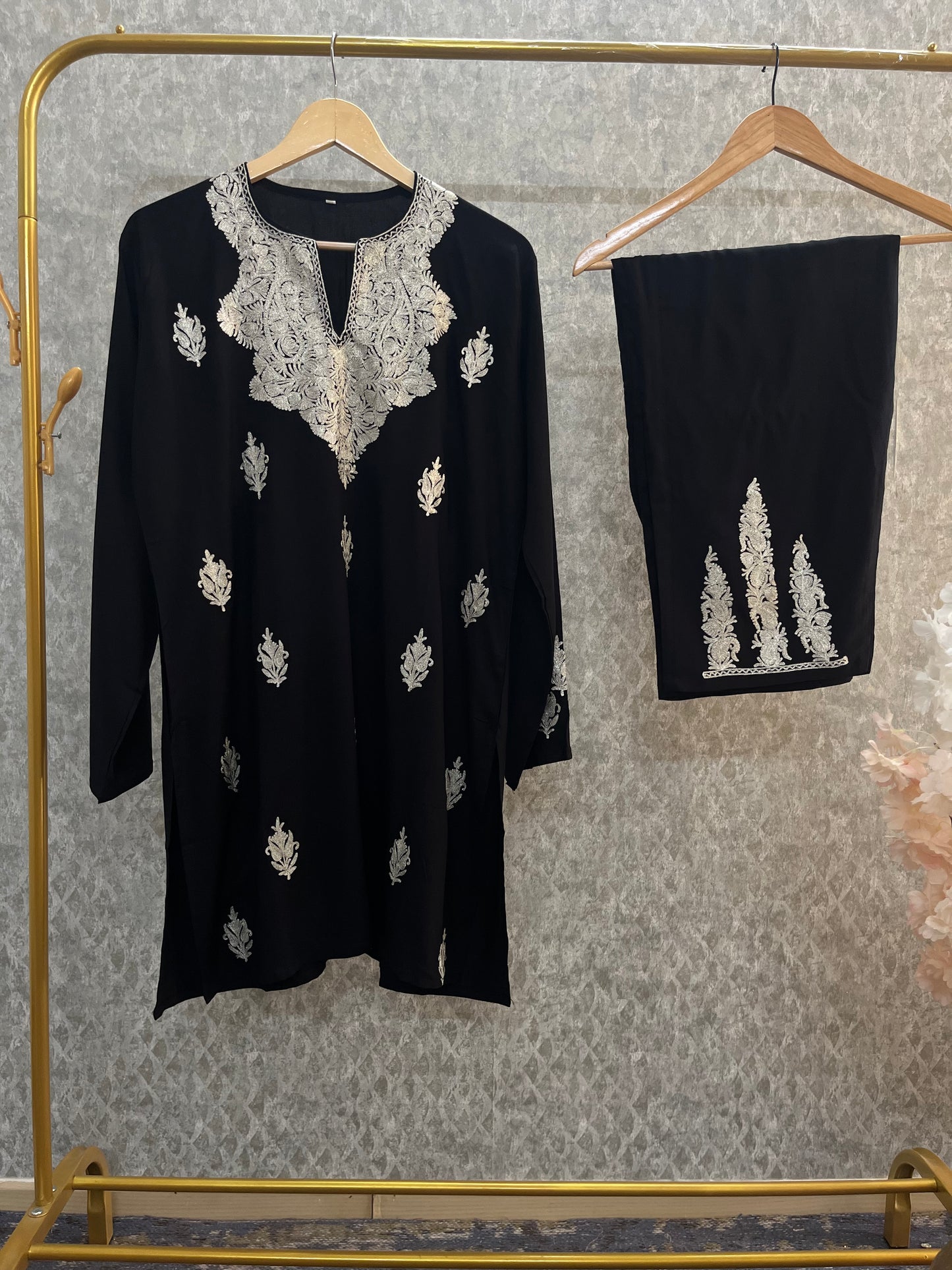 Black Cotton Cord Set (42)