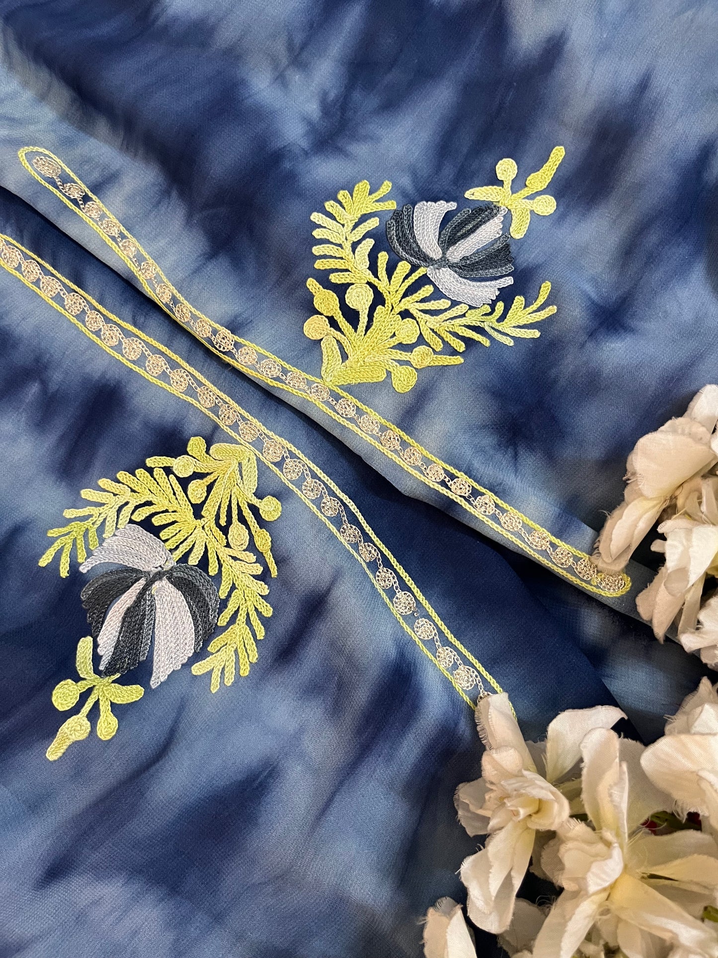 Pure Georgette Ty Dy Kashmiri Suit