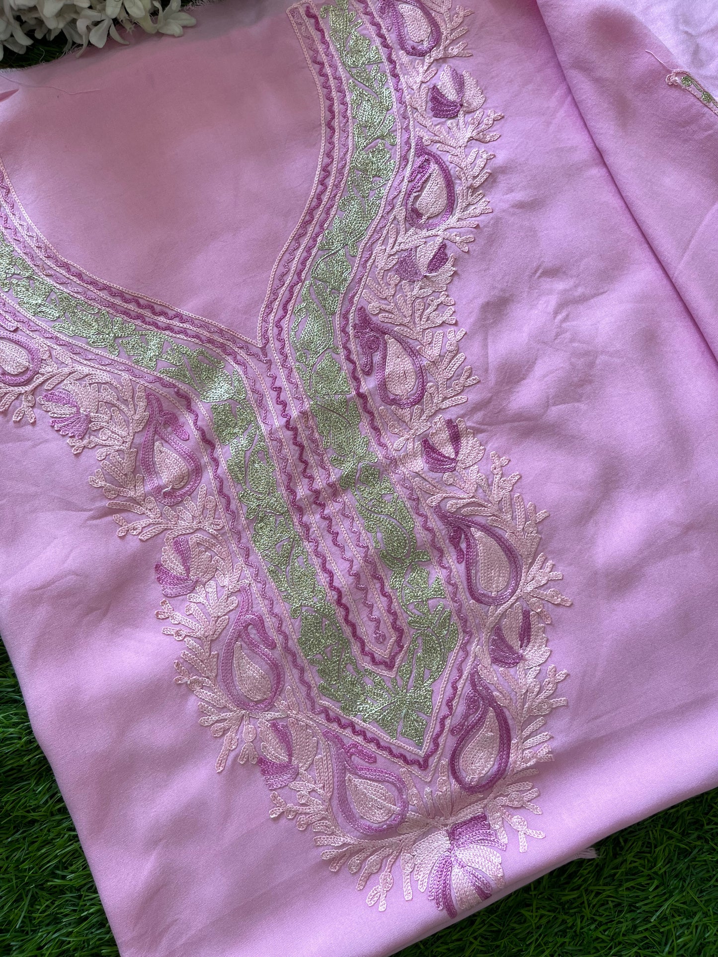 Cotton Unstitched Ty Dy Kashmiri Kurti