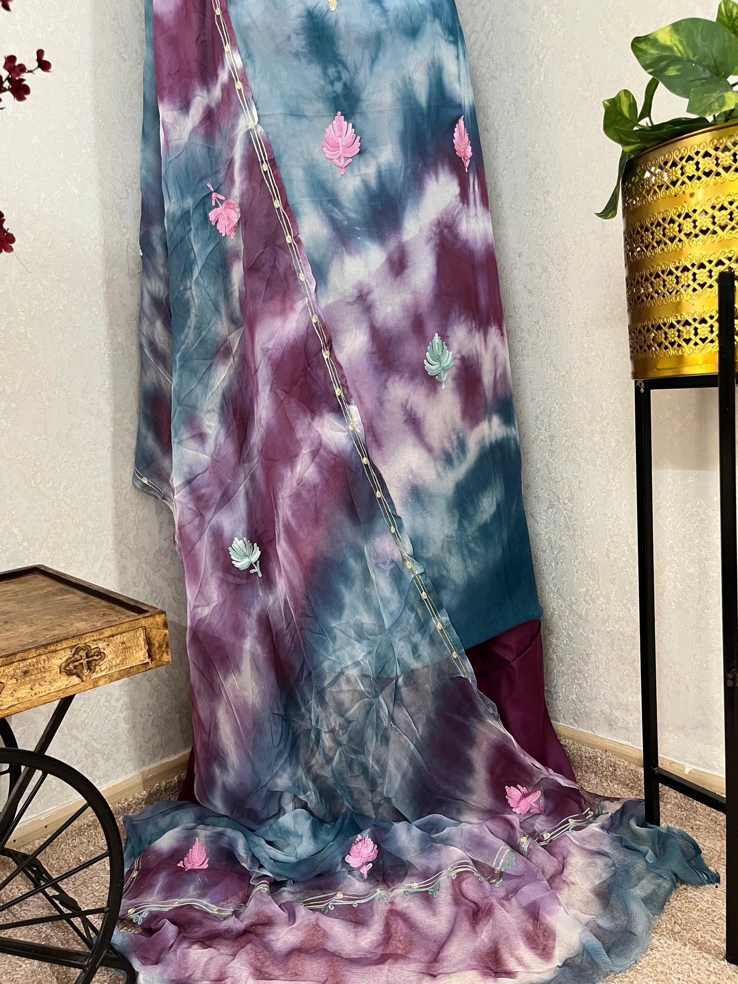 Pure Georgette Ty Dy Kashmiri Suit