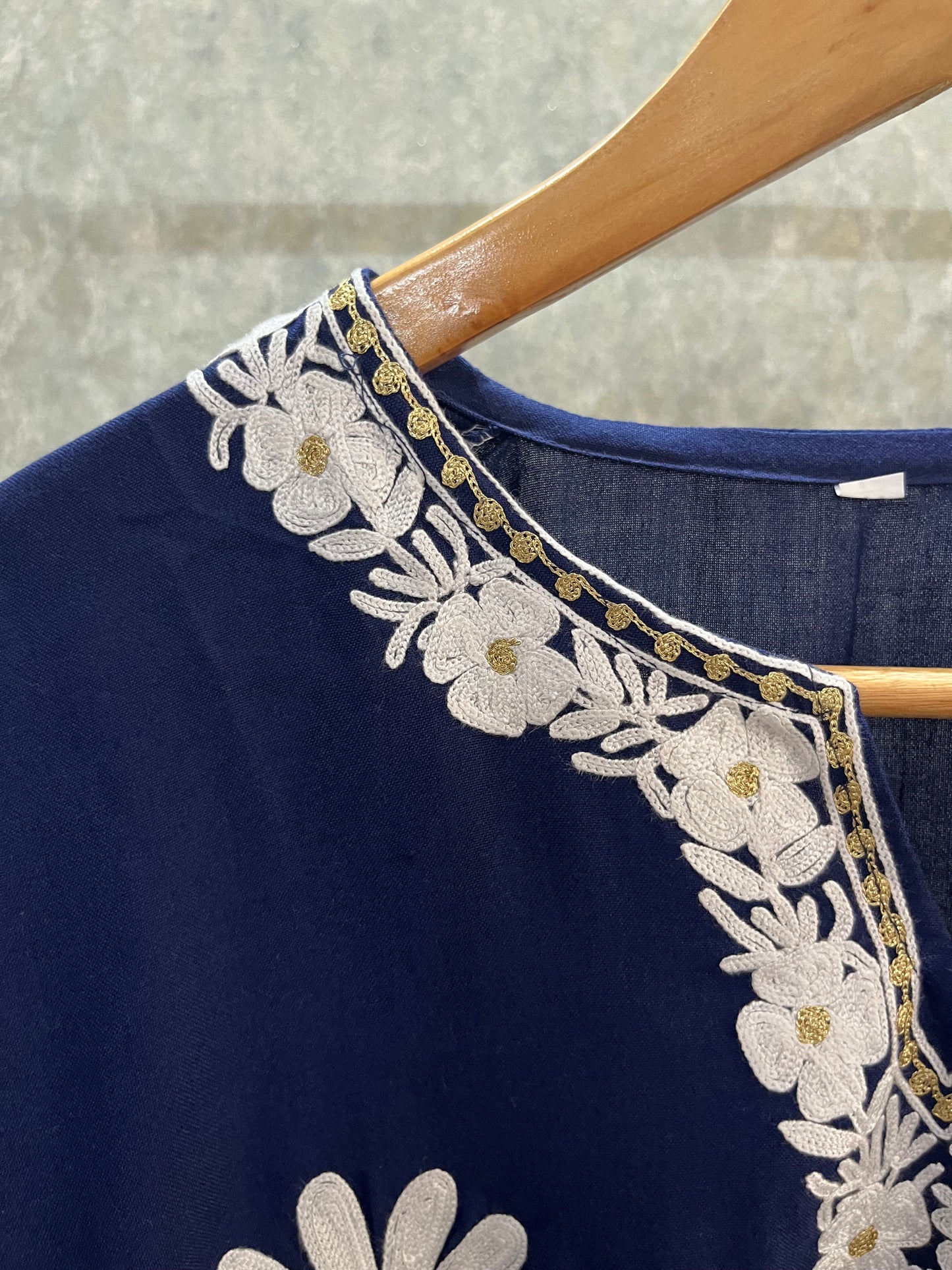 Navy Blue Cotton Cord Set Size(38)