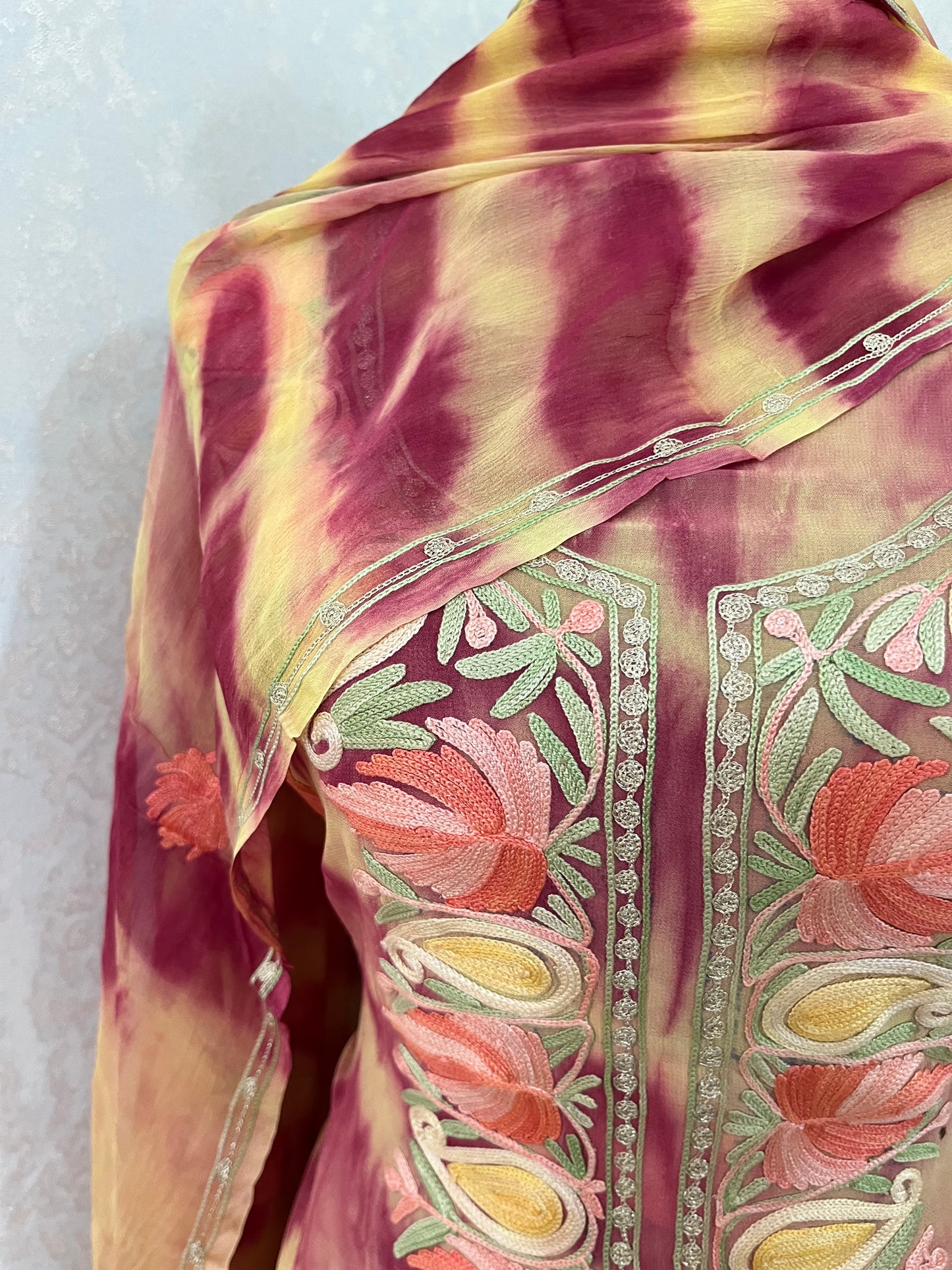 Pure Georgette Ty Dy Kashmiri Suit