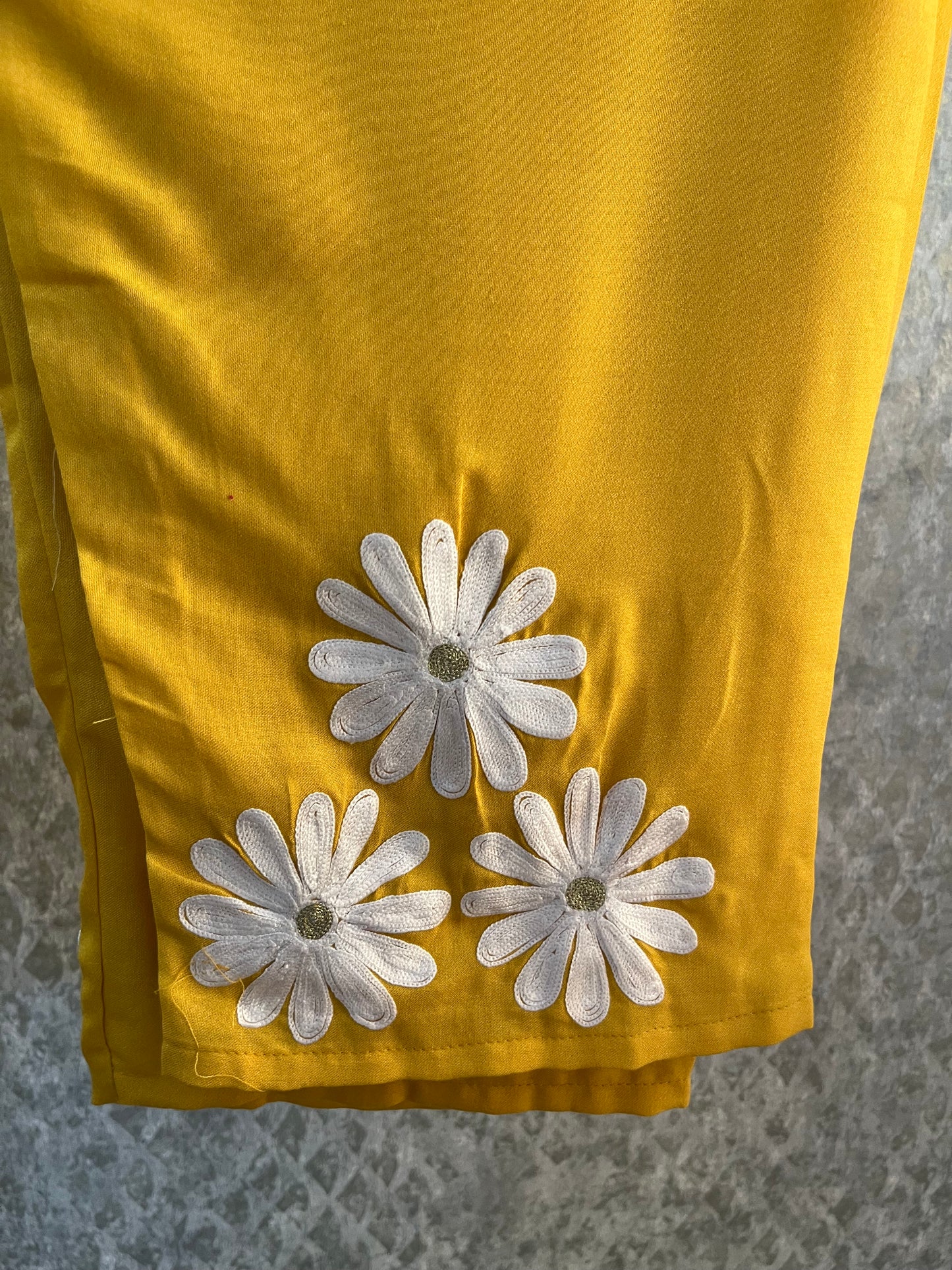 Yellow Cotton Cord Set Size(42)