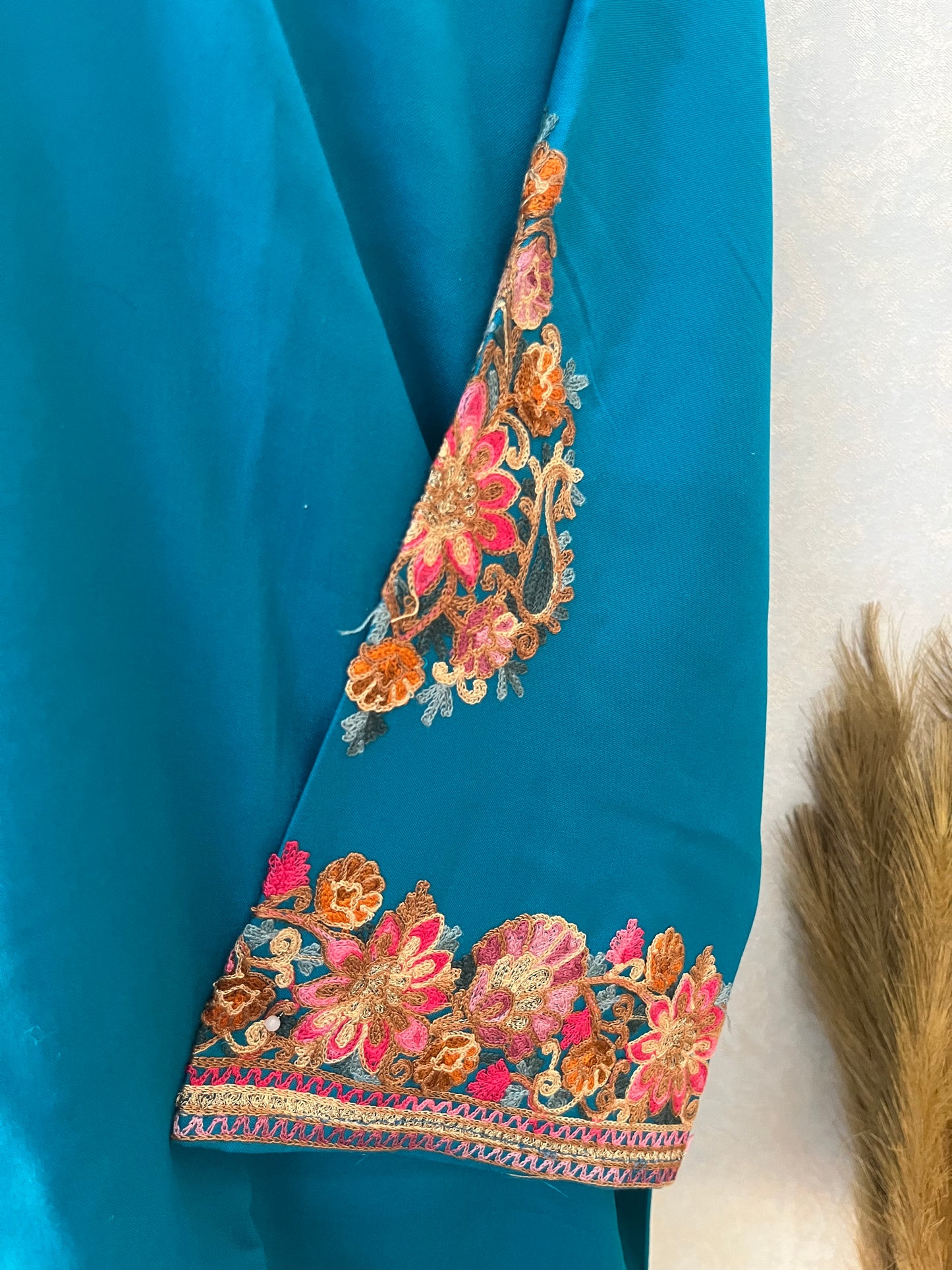 Firozi Cotton Stitched Co-ord Set( 42)