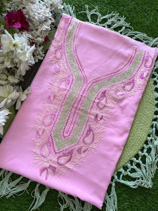 Cotton Unstitched Ty Dy Kashmiri Kurti