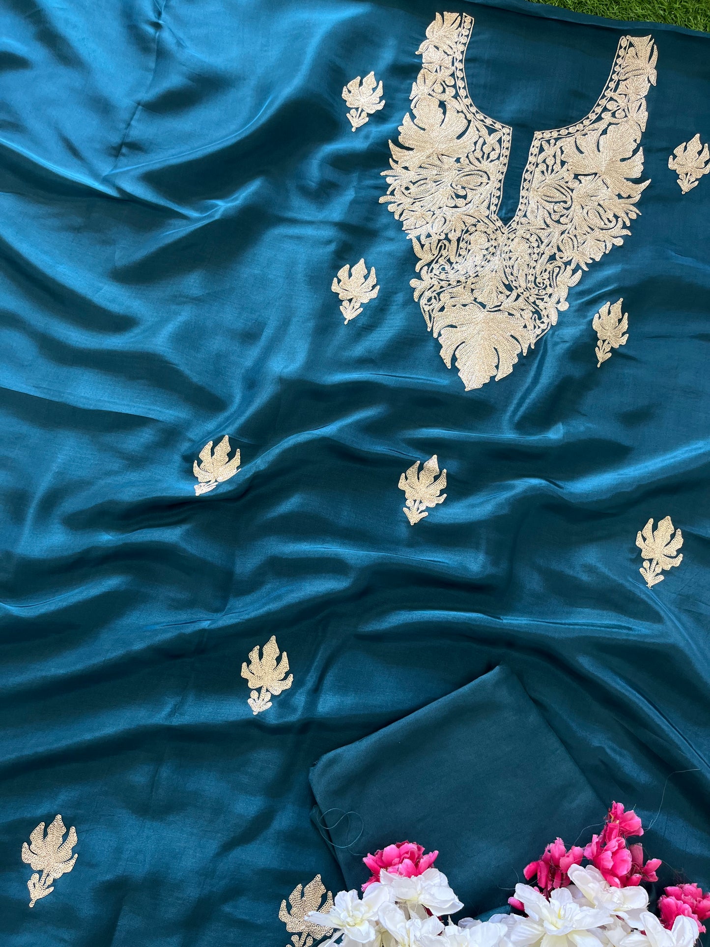 ‘Sanam’ Silk Tilla Kashmiri Suit