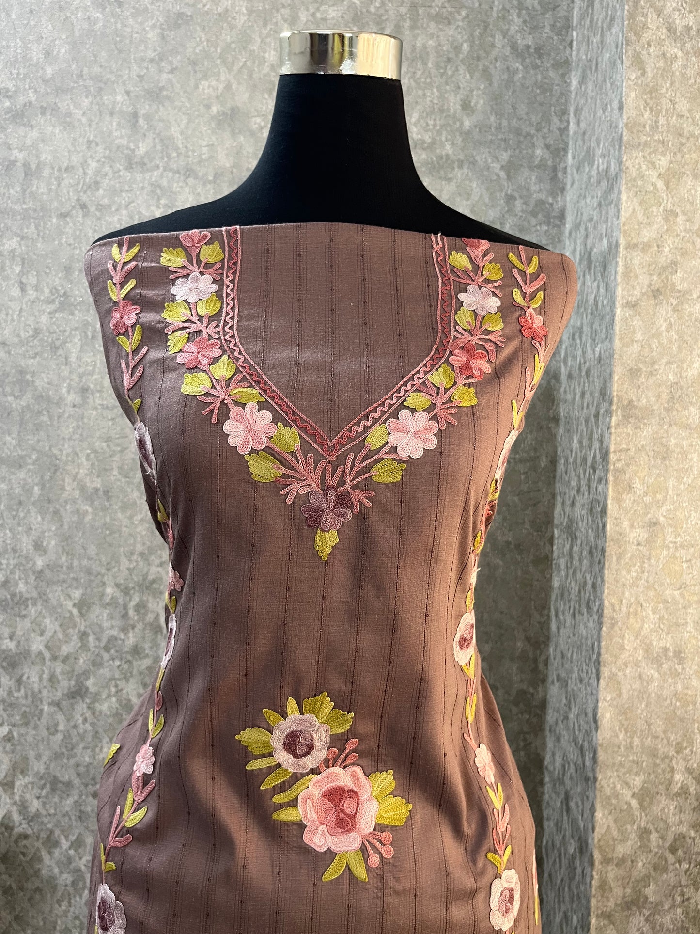 Ash Cotton Unstitched Co-ord Set