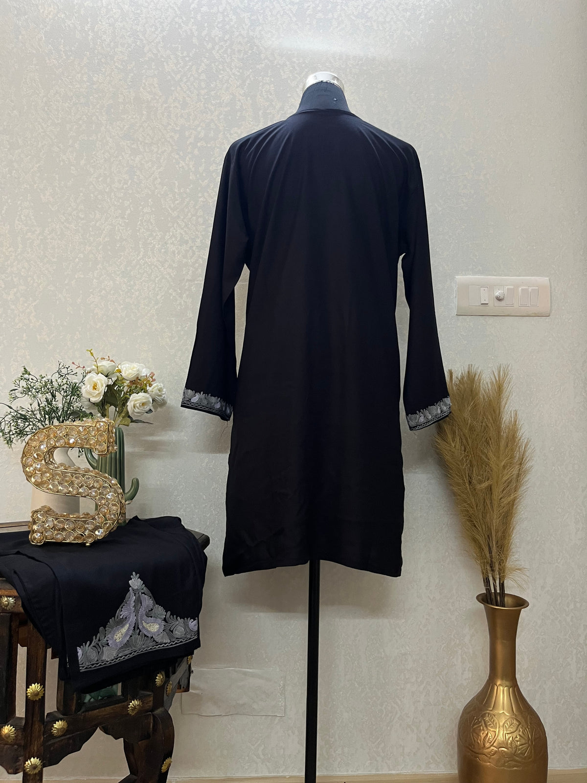 Black Cotton Cord Set (42)