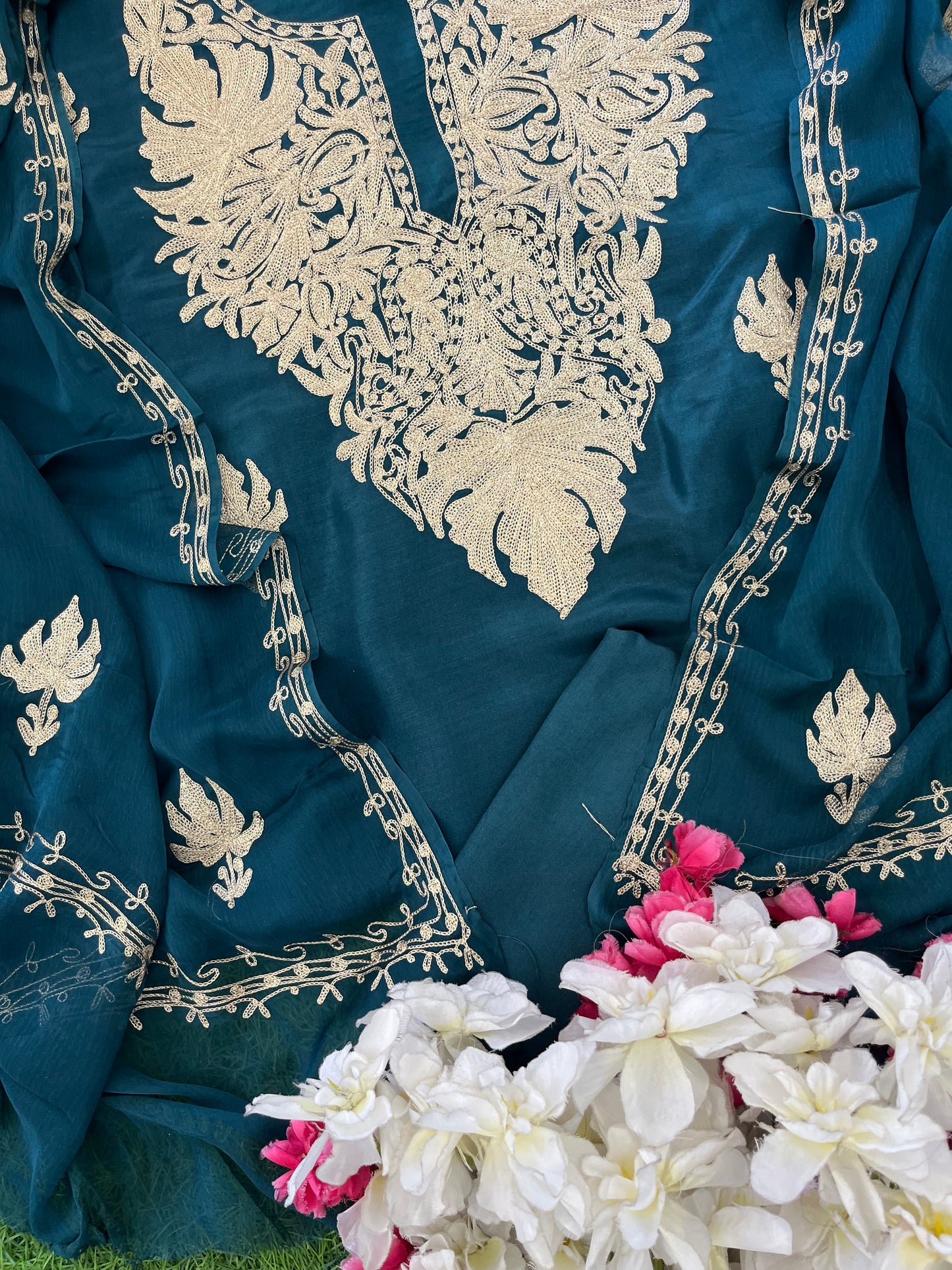 ‘Sanam’ Silk Tilla Kashmiri Suit